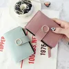 Wallets Women Small Fashion Simple Brand Leather Purse Ladies Card Bag PU 2024 Clutch Short Female Money Clip Wallet