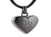 Wisiant kremacji dla psa w kształcie serca może być używany do przechowywania Asheshair pamiątki Pets4745851