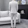 Suisses masculines 2024 Style de printemps (pantalon de costume) Version coréenne Slim Trend Boy Match Matching Classic Color Color deux pièces