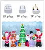 Decorazione gonfiabile natalizio giocattolo a led incorporato modello a LED MODELLO IN INDIDOOR ORNAMENTO OUTTORE USA PARTY ANNO GARDENE DECO 240407