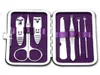 Outils de ongles entièrement pcs Nouveau arrivée manucure set ongle calippers Cippers ciseaux Travel Kits de toilettage Case7652076