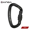 SYSTEEM XINDA 25KN DSHAPE KARABINER KLIMPING BEVEILIGHEIDSVEELSCHROOP GATEN MASTER LOCK KARABINER Outdoor Rock klimuitrusting