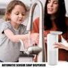 Liquid Soap Dispenser Automatisk Touchless Smart Washing Hand Machine med USB -laddning Universal 350 ml Soappump Gadget