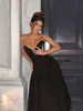 Suninheart Black Elegant Wedding Events Dress Dress Sexy Strapless Corset Midi Abiti per feste di Natale per donne abbigliamento 2023 240419