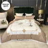 Bedding Sets Luxury Silk Cotton Royal 500 Fread Count Conjunto de bordados Tampa de edredão King Size Size Campa e fronhas Sabanas