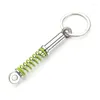 Keychains Spring Car Tuning Part Absorber Keyring Adjustable Alloy Interior Suspension Keychain Coilover Key Decoration Gifts