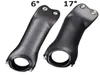 Brak logo STEM 318 mm 617 stopnia ROADMTB Pełne łodygi z włókna węglowego Części rowerowe 708090100110120130 STEM rowerowe Black5638010