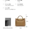 Woven Handbag 2024 New Metal Rope Buckle Niche Design Simple Shoulder Bag Large Capacity Fashionable Crossbody