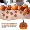 Fleurs décoratives 10 PCS POPTION POPTIONNE FALTE DÉCoration Simulation Halloween Ornement décorations petites citrouilles