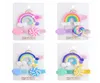 Bébé filles barrettes Lollipop Shape Rainbow Clips Hairpins Infant Colorful Hairgrips Enfants enveloppés de sécurité Bb Clip Kids Ha3738572