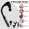 Nieuwe aankomst 2024 Deep Tissue Body Massager krachtige fascia pistool massage hamer u-vormig massagepistool met verlengde handgreep