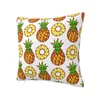 Kudde tropiska frukter ananas täcke soffa dekoration kvadrat kast 40x40