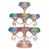 Candle Holders Table Design Christmas Glass Holder Tealight Aesthetic Accessories Container Porte Bougie Wedding Decoration T50ZT