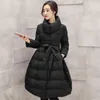 Cotton jacket womens mid length 2023 winter new womens clothing Korean version loose and fluffy A-line cape temperament cotton clothing trend 201202