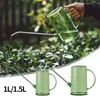 1L/1.5L Long Spout Watering Can Plastic Flower Potted Watering Kettle Stainless Curved Mouth Garden Planting Sprinkler Bottle 240410