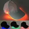 Fashion clignotant Baseball Cap ajusté LED LED HIP-HOP LUMINENT HAT KTY BAR BAR SPORTIF ÉVÉNEMENT AMUS