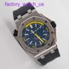 Iconic AP Wrist Watch Royal Oak Offshore 15710ST Men's Sports Watch Steel Automatic Mechanical Swiss Made Luxury Sports Watch Diameter 42mm