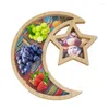 Украшение вечеринки EID Десертный поднос Candy Fruit Fruit The Plate Al-Fitr Sweets печенье для выпечки фестиваль декор фестиваль