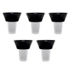 Disposable Cups Straws 5 Sets Beverage Fruit Juice And Bowl Snack Holder French Fries Storage Milk Tea PP Without Lids