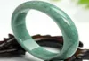 Andere Armbänder natürliche chinesische grüne Jade -Armband Armreifen 5464mm Charme Schmuck Mode mit Handgeschnitzel Frau Frau Glück Amulet2554364