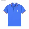 Männer Polos 2023 Designer Polo-Hemden Männer Luxus Polos Freizeitmänner T-Shirt Schlange Bienenbrief Druck Stickerei Fashion High Street Man Tee M-3xl#09 L49