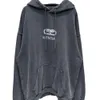 Hoge versie B Classic Lock Up hoodie correct Paris Hooded los veelzijdig voor mannen vrouwen