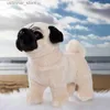 Animaux en peluche en peluche mignon shar pei peluche jouet chien cug animal enfant en peluche poupée bulldog kawaii cadeau d'anniversaire de bébé pykinse doux pour les filles enfants boy l47