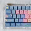 Tillbehör IDOBAO PBT KeyCaps XDA Key Cap Blue Pink KeyCap för MX Switches Mechanical Keyboard KeyCaps Custom Plant Keyboard Caps