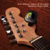 Pegs LEKATO Clip On Tuner Guitar Tuner WST6800 Portable Guitar Tuner Clip On LED Display Tuning for Musical Instrument