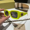 Gafas de sol Diseñador Mujeres Hombres Luxury B Cuero Gasos de marco completo Gafas Square-Bonmed Summer Beach UV400 Alta calidad