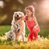 Abbigliamento per cani abiti colorati per festumi poncho per animali domestici per feste messicane