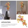 装飾的な花人工枝の装飾感謝祭の葉のピックフォールステムブランチの装飾品