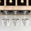 Kitchen Storage 1PCS Under Cabinet Free Punching Holder Wine Glass Rack Multi-function Classification Stemware Cup Hanging