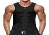 Erkekler Belirli Korse için Bel Trainer Yelek Vücut Karın Maddesi Mücadelesi Fermuar Shapewear Sauna Slimming Shirt263D7082981
