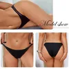 Bragas para mujeres Finetoo Sexy Women Rear Kist Waist Algodón de algodón Hueco para niñas Bikini de bajo altura Lencería cómoda