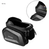 Racing Sets Bicycles Phone Mount Holder Handlebars Bag Front Top Tube Panniers Large Capacity Frame M89D