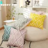 Pillow Embroidered Luxury Covers Warm Ultra Soft Jacquard Pillowcase 45x45cm Throw Cover For Home Decor