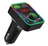 Lecteur mp3 Car Bluetooth FM Transmetteur atmosphère colorée Light Cigarette Light F3 Car Charger Pd Fast Charge Auto Parts 3127572