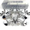 Kablar 1 Set Kaynes 3R3L Locking Electric Guitar Hine Heads Tuners för LP SG LOCK STRING Tuning Pegs Chrome Sier