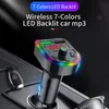 F21 Car charger 3.1A Dual USB Fast Charging Car Phone Charger Handsfree Calling Bluetooth FM Transmitter USB C Fast Car Charger