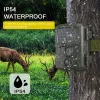 Системная мини -камера тропа 12MP 1080p Hunting Game Actived Outdoor Scouting Camera Camering IP54 для безопасности фермы для безопасности фермы