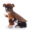 Vêtements de chien animal de compagnie de vêtements drôles costumes tenues respirantes douces pour le Noël d'Halloween réglable facile à porter des chiens