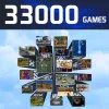 GamePads新しいアーケードボックスゲームコンソールクラシックレトロ33000+ゲーム4K HD出力2.4Gワイヤレスコントローラー