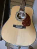 Guitar Chinese Guitar Factory Custom New Solid Spruce Top Acoustic Guitar D Type 45 Model 41" Hoot3