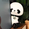 Fyllda plyschdjur små panda fyllda djur plyscher kram kudde söt realistisk panda plysch doll present för barn baby pojkar flickor födelsedagsfest l47