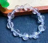 Decorative Figurines 13mm Wholesale Natural Clear Quartz Crystal Healing Coin Carving Bracelet Fashion Jewelry For GIft