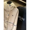 Men's Trench Coats C23 Early Autumn Fashion Print Letter Trendy Personalized Versatile Loose Women's Same Style Windbreaker