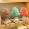 Animaux en peluche en peluche kawaii Plantes pelues en peluche vivant plante en pot Polde de peluche succulent gâteau arbre bambou cactus coussin décoration de jouets l47