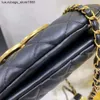 Bolsa Bolsa feminina 2024 Nova tendência Pequena fragrância Golden Ball Lingge Chain Crossbody