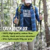 Poles New Nordic 195G/PC Trekking Poles Walking Sticks Alpenstock Telescopic Ultralight Premium Carbon Justerable With Quick Lock